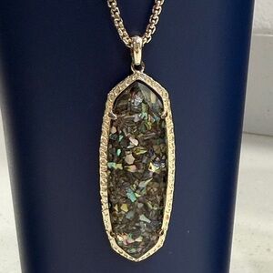 Kendra Scott Crushed Abalone Pendant Necklace